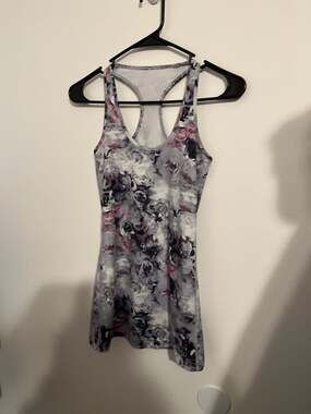 Lululemon Cool Racerback Tank Top Moody Mirage Floral Print